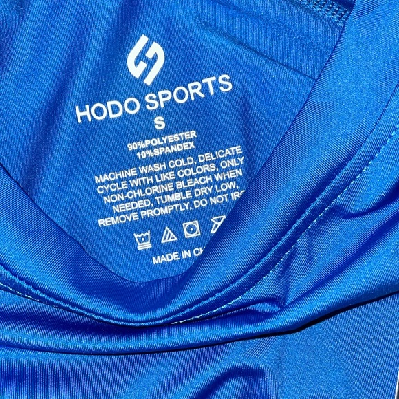Hodo Sports Royal Blue Swim Shirts Long Sleeve Rashguard - Picture 6 of 7